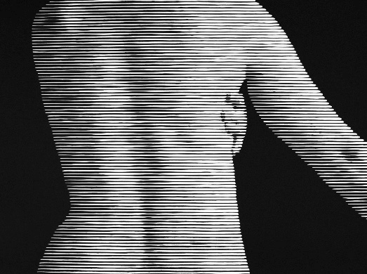 Akt V, 2020, linoryt, 70 x 100 cm