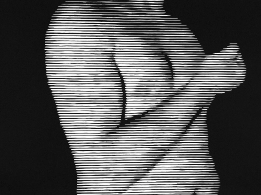 Akt VIII, 2020, linoryt, 70 x 100 cm