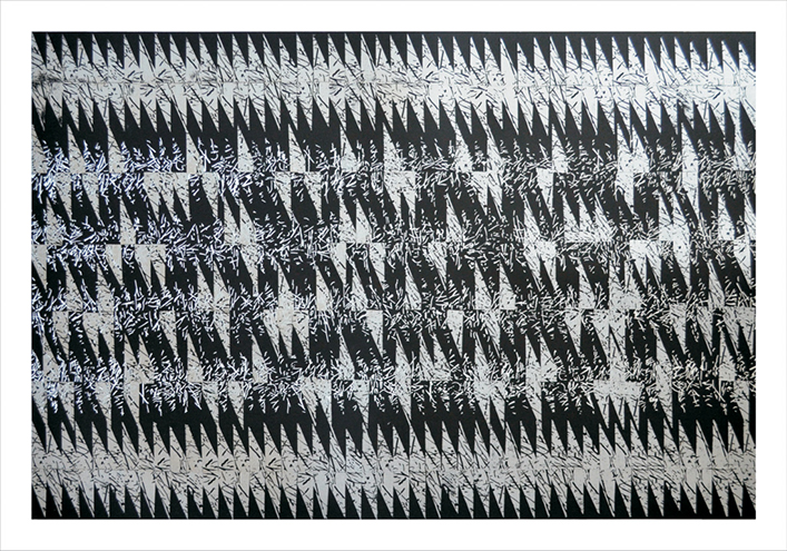 Lukasz - Fragmenty czasu - IV, 2020, linoryt, 62 x 92 cm