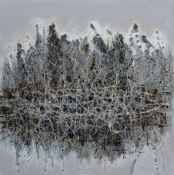 Bez tytułu 1, Unitled 1 (Isolines series), 80х80, 2019