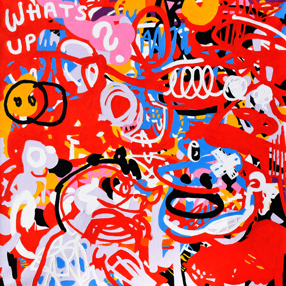 WhatsUp2_70x70cm