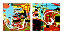 Czarne_na_czerwonym_jedzie_po_zielonym_80x160cm