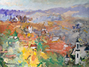 59. Krynica, 2007, olej  płyta, 46 x 61 cm, cena 670 zł